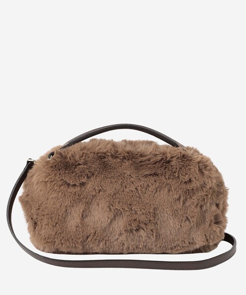 MACKINTOSH LONDON（マッキントッシュ ロンドン）の「【Precious12月号/婦人画報11月号掲載】ファージップショルダー（ショルダーバッグ・レディース・ベージュ/グレー系その他/ベージュ系その他3・FREE）」の3枚目の写真