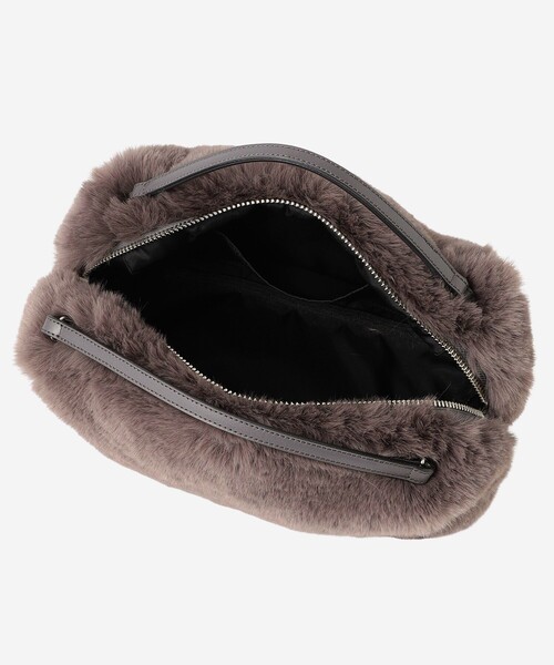 MACKINTOSH LONDON（マッキントッシュ ロンドン）の「【Precious12月号/婦人画報11月号掲載】ファージップショルダー（ショルダーバッグ・レディース・ベージュ/グレー系その他/ベージュ系その他3・FREE）」の8枚目の写真