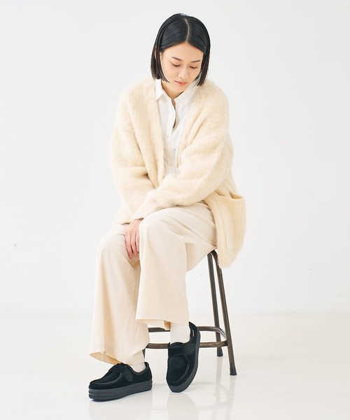 ALBEROLA（アルベローラ）の「【WEB限定】【ALBEROLA】ベロアチロリアンシューズ（ローファー・レディース・ブラウン/ブラック/グレー・36/37/38）」の11枚目の写真