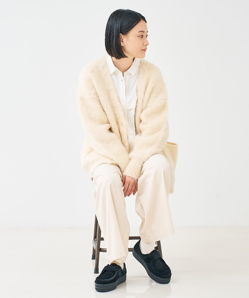 ALBEROLA（アルベローラ）の「【WEB限定】【ALBEROLA】ベロアチロリアンシューズ（ローファー・レディース・ブラウン/ブラック/グレー・36/37/38）」の12枚目の写真