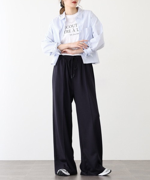 revertical(リバーティカル)の「ポンチセンタープレスワイドパンツ(スウェットパンツ・メンズ・ブラック/ネイビー・M/L)」の12枚目の写真