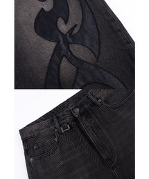 A'GEM/9 × .kom 『SUPPLIER/サプライヤー』Tribal Leather Patch Baggy
