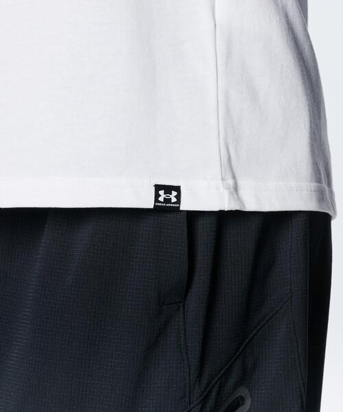 UNDER ARMOUR（アンダーアーマー）の「UAヘビーウエイト オーバーサイズド ショートスリーブTシャツ（ライフスタイル/メンズ）（Tシャツ/カットソー・メンズ・ホワイト・S）」の5枚目の写真