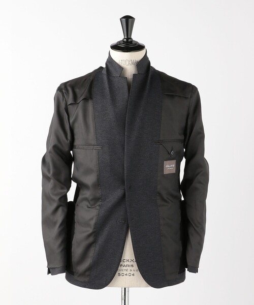 セール】ポンチプリント 2ボタンジャケット-セットアップ対応-＜A DAY