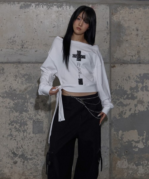 FANCY CLUB（ファンシークラブ）の「FANCY CLUB／リボンオフショルプル 
