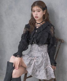 couture BY ROJITA | クロスネックフリルブラウス(シャツ/ブラウス)