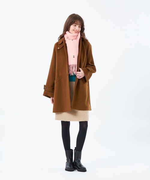 MACKINTOSH PHILOSOPHY(マッキントッシュ フィロソフィー)の「【WEB&一部店舗限定】バッキンガムベア ウールマフラー(マフラー・レディース・グリーン系その他4/レッド系その他2/ピンク系その他3/ダークネイビー/ベージュ・FREE)」の17枚目の写真