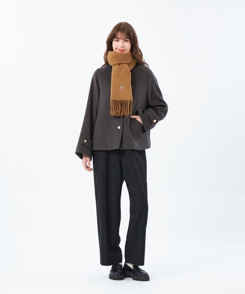 MACKINTOSH PHILOSOPHY(マッキントッシュ フィロソフィー)の「【WEB&一部店舗限定】バッキンガムベア ウールマフラー(マフラー・レディース・グリーン系その他4/レッド系その他2/ピンク系その他3/ダークネイビー/ベージュ・FREE)」の13枚目の写真