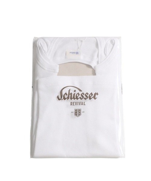 ARKnets（アークネッツ）の「Schiesser Revival / シーサー・リバイバル：Friedrich Tank Top：177371[MUS]（タンクトップ・メンズ・ホワイト・6/5）」の4枚目の写真