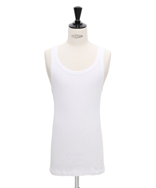 ARKnets（アークネッツ）の「Schiesser Revival / シーサー・リバイバル：Friedrich Tank Top：177371[MUS]（タンクトップ・メンズ・ホワイト・6/5）」の6枚目の写真