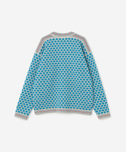 Bshop(ビショップ)の「Longa Liis | ヴィンテージ フォークセーター BLUE MEN(ニット/セーター・メンズ・ブルー系その他・M/L)」の3枚目の写真