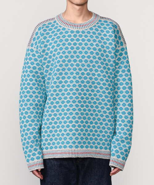 Bshop(ビショップ)の「Longa Liis | ヴィンテージ フォークセーター BLUE MEN(ニット/セーター・メンズ・ブルー系その他・M/L)」の7枚目の写真