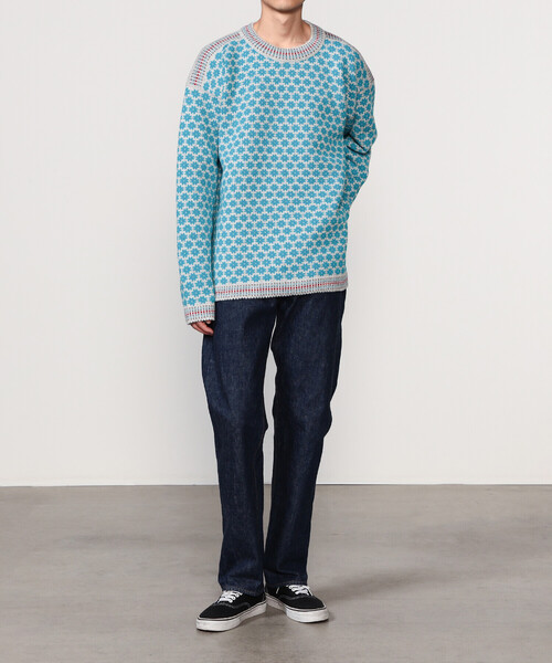 Bshop(ビショップ)の「Longa Liis | ヴィンテージ フォークセーター BLUE MEN(ニット/セーター・メンズ・ブルー系その他・M/L)」の10枚目の写真