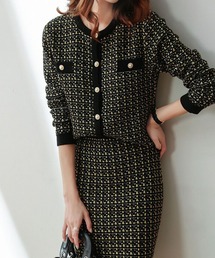 FRP（エフアールピー）の「ニットジャケットとスカートのセットアップ（セットアップ）」