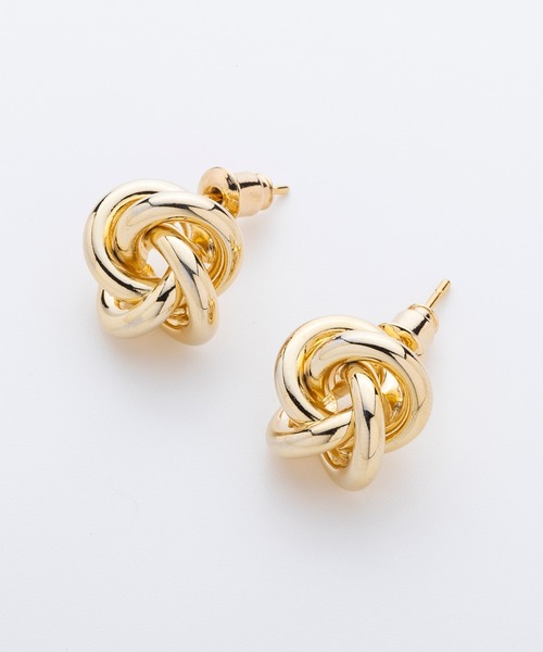 AJUGA.(アジュガ)の「ノットデザインメタルピアス(ピアス(両耳用)・レディース・ゴールド・ONE SIZE)」の14枚目の写真