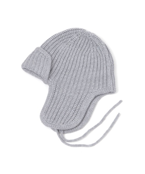 niko and...（ニコアンド）の「ウール混フライトニットワッチ（ニットキャップ/ビーニー・メンズ・ブラック/グレー・FREE）」の7枚目の写真