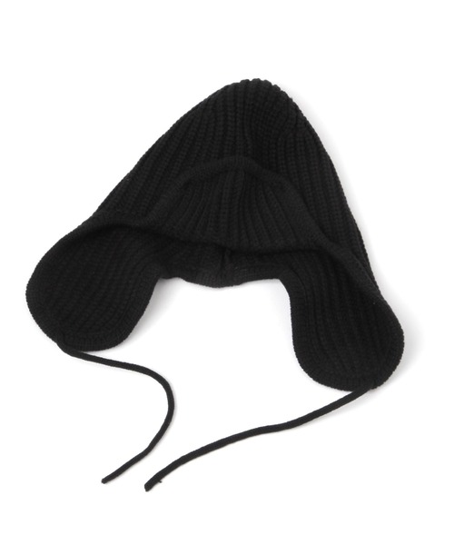 niko and...（ニコアンド）の「ウール混フライトニットワッチ（ニットキャップ/ビーニー・メンズ・ブラック/グレー・FREE）」の9枚目の写真