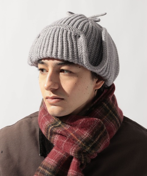 niko and...(ニコアンド)の「ウール混フライトニットワッチ(ニットキャップ/ビーニー・メンズ・ブラック/グレー・FREE)」の20枚目の写真