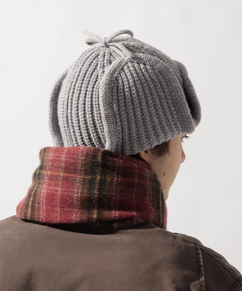 niko and...(ニコアンド)の「ウール混フライトニットワッチ(ニットキャップ/ビーニー・メンズ・ブラック/グレー・FREE)」の21枚目の写真