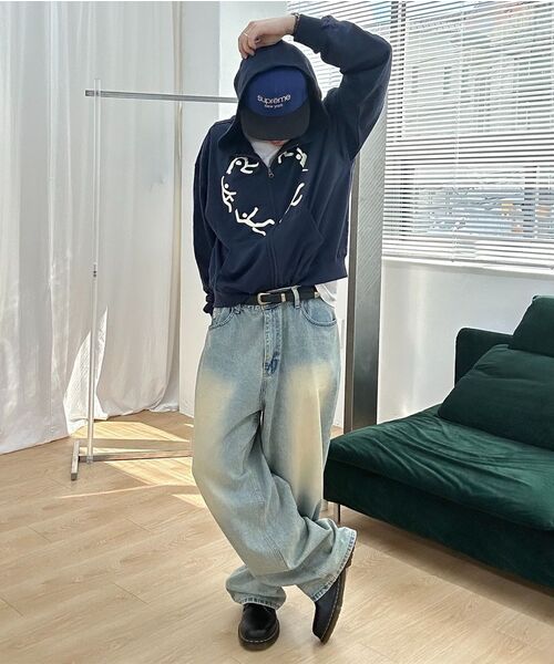 WKNDRS(ウィーキャンドース)の「SKULL WASHED PANTS (S.DENIM)(デニムパンツ・レディース・その他・SMALL/MEDIUM/LARGE/X-LARGE)」の12枚目の写真