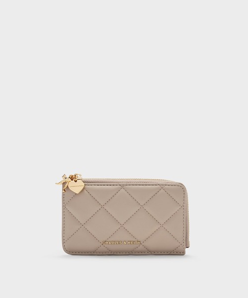 CHARLES & KEITH(チャールズ & キース)の「Arrietty アリエッティ キルト ジップアラウンド ウォレット(カードケース・レディース・ライトピンク/ブラック/ワインレッド/ライトパープル/ライトベージュ・XXS)」の21枚目の写真