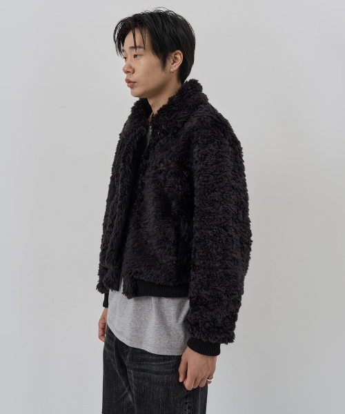 NUAKLE(ヌアクル)の「(m) コージーリバーシブルファージャケット_ブラック(ムートンコート・メンズ・その他・1/2)」の3枚目の写真