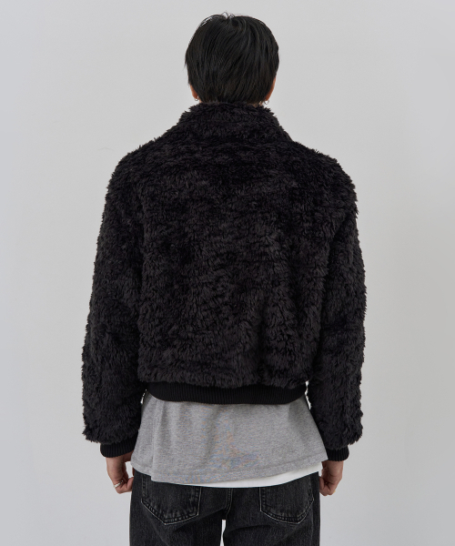 NUAKLE(ヌアクル)の「(m) コージーリバーシブルファージャケット_ブラック(ムートンコート・メンズ・その他・1/2)」の4枚目の写真