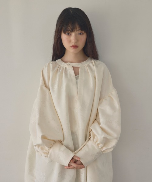 AM571003ジャガード2WAYチュニックトップス（チュニック）｜Alumu