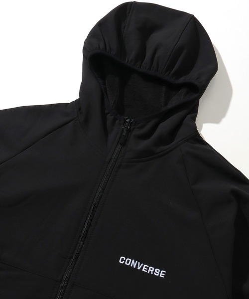 CONVERSE（コンバース）の「【CONVERSE/コンバース】裏ボアボンディング ジップアップパーカー（パーカー・メンズ・カーキ/ブラック・M/XL/L）」の9枚目の写真