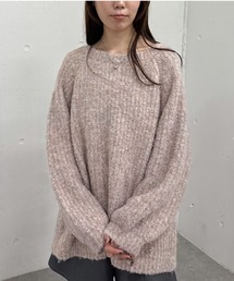 archives | バックリボンラメブークレニットプルオーバー(ニット/セーター)