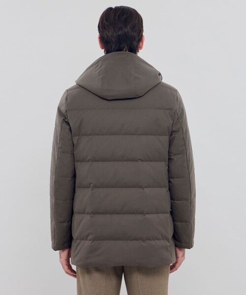 MACKINTOSH LONDON(マッキントッシュ ロンドン)の「【ELINGTON】ウールサキソニーフーデッドダウンアウター(ダウンジャケット/コート・メンズ・ネイビー/チャコールグレー/ベージュ系その他5・38/42/40)」の9枚目の写真