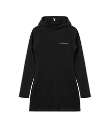 Rest&Recreation（レストアンドレクリエーション）の「HAIRY HOOD KNIT DRESS - BLACK（ワンピース）」
