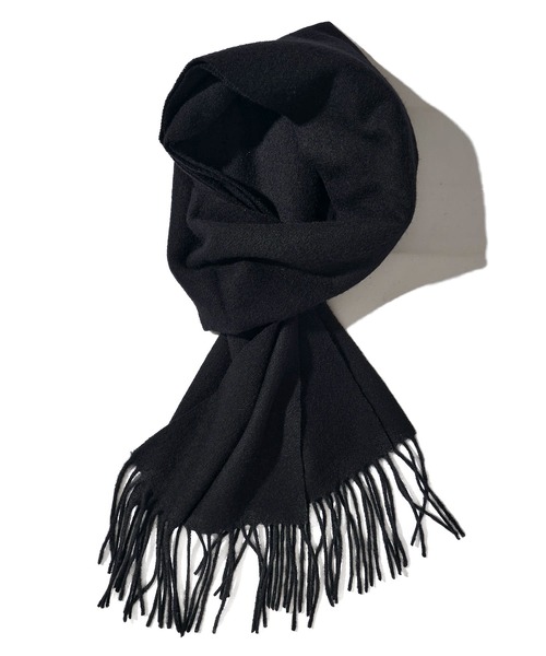 TETE HOMME(テットオム)の「【WEB限定】カシミア混 ソリッドマフラー(マフラー・メンズ・ブラック/ワイン/グレー/ブルー・FREE)」の9枚目の写真