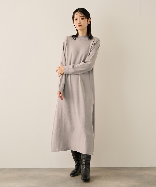 ketty(ケティ)の「カシュクールニットアンサンブルワンピース≪手洗い可能≫(ワンピース・レディース・ブラック/ベージュ・M)」の15枚目の写真