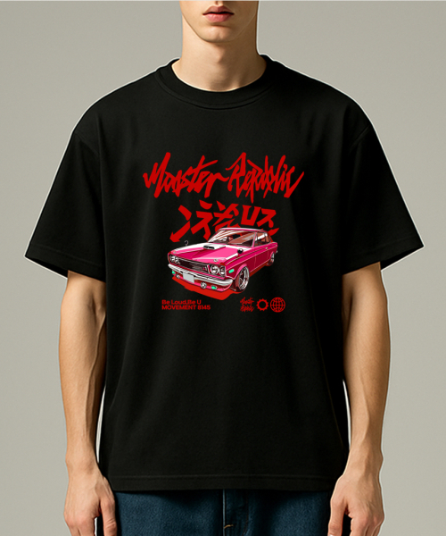 MONSTER REPUBLIC(モンスターリパブリック)の「レトロドリフトレッドTシャツブラック_8145(Tシャツ/カットソー・レディース・その他・LARGE/X-LARGE/SMALL/MEDIUM)」の4枚目の写真