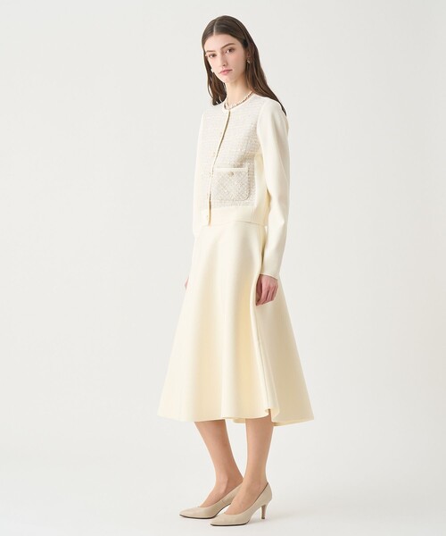 ANAYI（アナイ）の「【Eternal Line 2026】ツイードコンビブルゾン カーディガン（カーディガン/ボレロ・レディース・ブルー系その他/ネイビー/ピンク・36/38）」の21枚目の写真