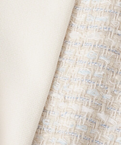 ANAYI（アナイ）の「【Eternal Line 2026】ツイードコンビブルゾン カーディガン（カーディガン/ボレロ・レディース・ブルー系その他/ネイビー/ピンク・36/38）」の4枚目の写真