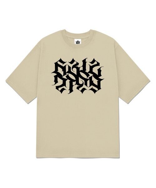 KAN6312(カン6312)の「KGTC0202 ホラカン 20番手 半袖Tシャツ ベージュ(Tシャツ/カットソー・メンズ・その他・LARGE/MEDIUM/SMALL/X-LARGE)」の1枚目の写真