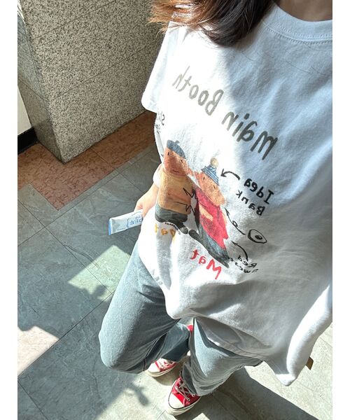 MAINBOOTH（メインブース）の「[パトワマット] QnA Tシャツ(ホワイト)（Tシャツ/カットソー・レディース・その他・2/3）」の6枚目の写真