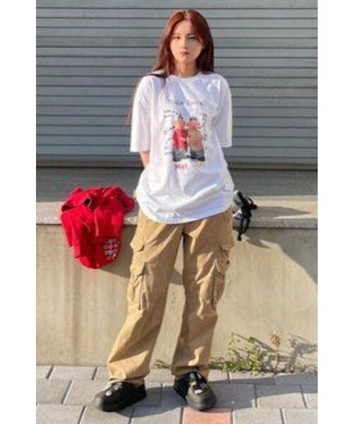 MAINBOOTH（メインブース）の「[パトワマット] QnA Tシャツ(ホワイト)（Tシャツ/カットソー・レディース・その他・2/3）」の7枚目の写真