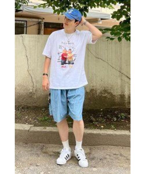 MAINBOOTH（メインブース）の「[パトワマット] QnA Tシャツ(ホワイト)（Tシャツ/カットソー・レディース・その他・2/3）」の3枚目の写真