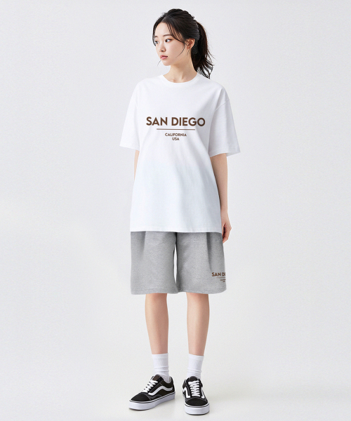 GRANFINNY（グランフィニ）の「サンディエゴ ワンタックバミューダショートパンツ-メランジ（その他パンツ・レディース・グレー・SMALL/LARGE）」の7枚目の写真