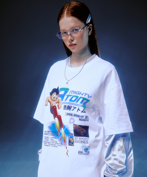 MAINBOOTH（メインブース）の「[アトム] スペースTシャツ(ホワイト)（Tシャツ/カットソー・レディース・その他・2/3）」の18枚目の写真