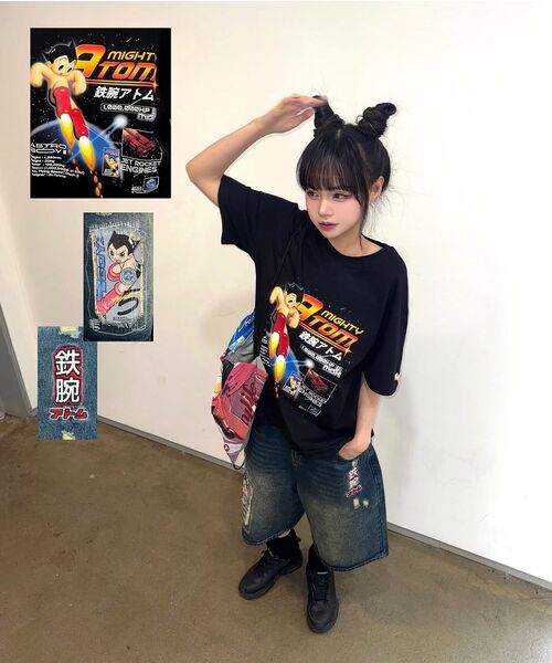 MAINBOOTH（メインブース）の「[アトム] スペースTシャツ(ホワイト)（Tシャツ/カットソー・レディース・その他・2/3）」の11枚目の写真