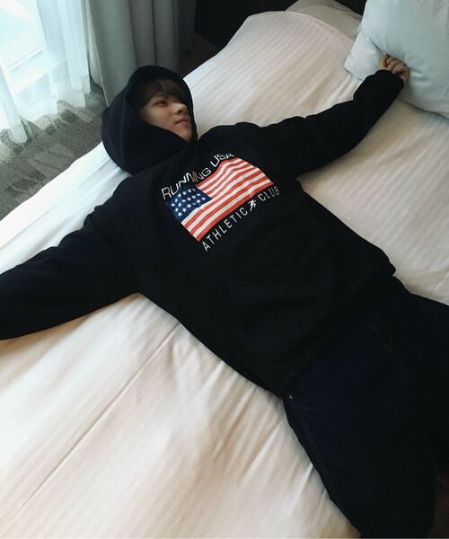 RESPECT(リスペクト)の「running usa athletic club hoodie(パーカー・メンズ・その他・MEDIUM/LARGE/X-LARGE)」の2枚目の写真