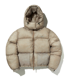 suade（スエード）の「HOODED PUFFER JACKET [BLACK]（ダウンジャケット/コート・メンズ）」