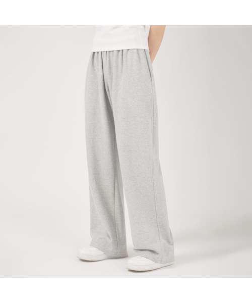 TOPBOY(トップボーイ)の「ウィメンズワイドスウェットパンツメランジ(スウェットパンツ・レディース・グレー・SMALL/MEDIUM)」の1枚目の写真