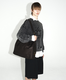 ULKIN（ウルキン）の「ムグン スティッチレザーメッセンジャーバッグ_ブラウン（メッセンジャーバッグ）」