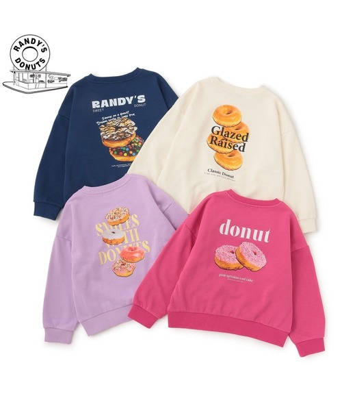 minimal(ミニマル)の「【ランディーズ】バックプリントプルオーバー(スウェット・キッズ・ブルー系その他/ラベンダー/オフホワイト/マジェンタ・120cm/100cm/110cm/140cm/130cm/90cm)」の6枚目の写真