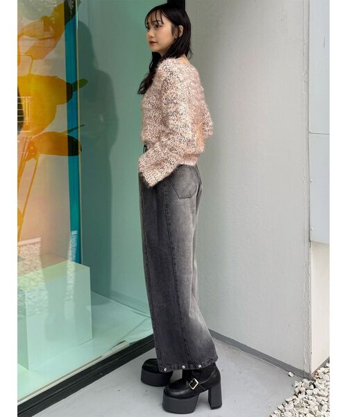 MURUA(ムルーア)の「ローファーライクベルトブーツ(ブーツ・レディース・ブラック/キャメル・24.5/23.5/22.5)」の20枚目の写真